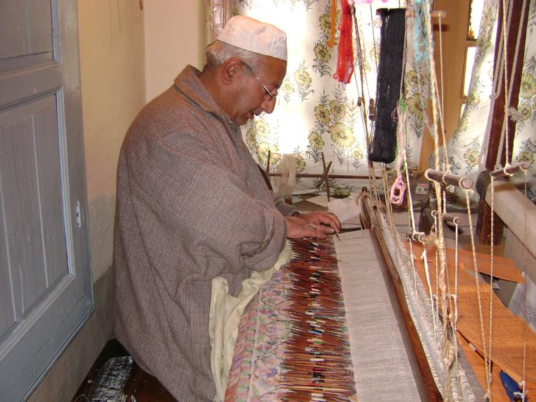 Farooq Ahmad Mir, a Padma Shri awardee, honoured for his dedication to Kani Shawl weaving. (Picture Credits: Majid Mir)