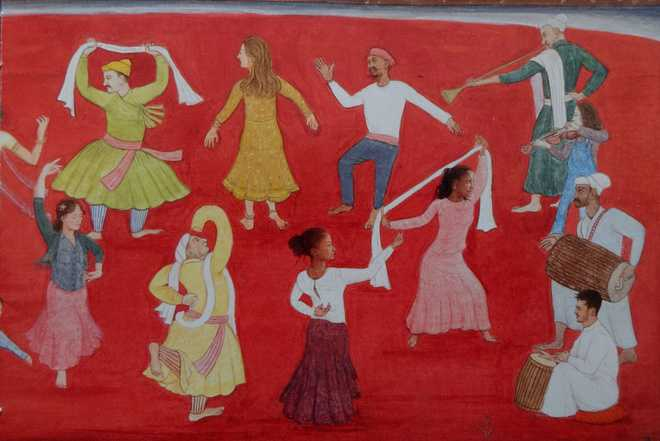 With gay abandon - Pandit Seu’s Villagers Dancing (with my mates) 2017_The Tribune