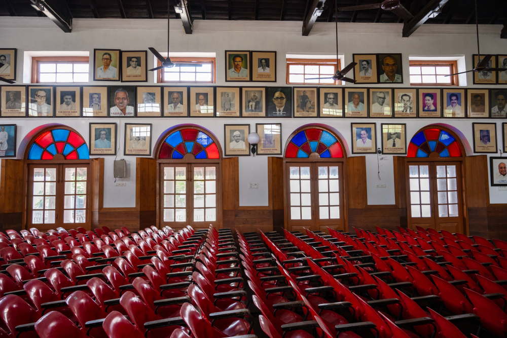 Inside the Town Hall. Photo by Joseph Rahul.