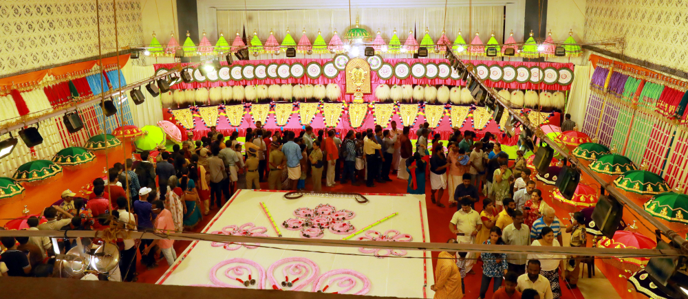 Exhibition of Elephant Fineries at Thrissur Pooram. Image Courtesy: Anil Vijay.