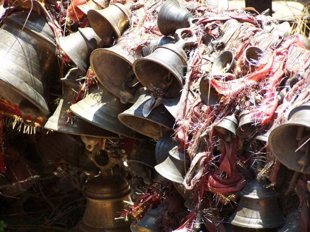 At Chitai, a Public Works Department contractor who had promised a percentage of his contract to Golu had to specially get massive bells made out of Golu’s share and these bells, weighing a few tons, hang around the temple. No one steals the bells, the fear of retribution is strong. Apparently an officer from the plains thought he could melt all the bells to create a giant bell for Goludev to make a world record but Goludev messed with his Jeep engine and wouldn’t let him leave the area till he apologized.