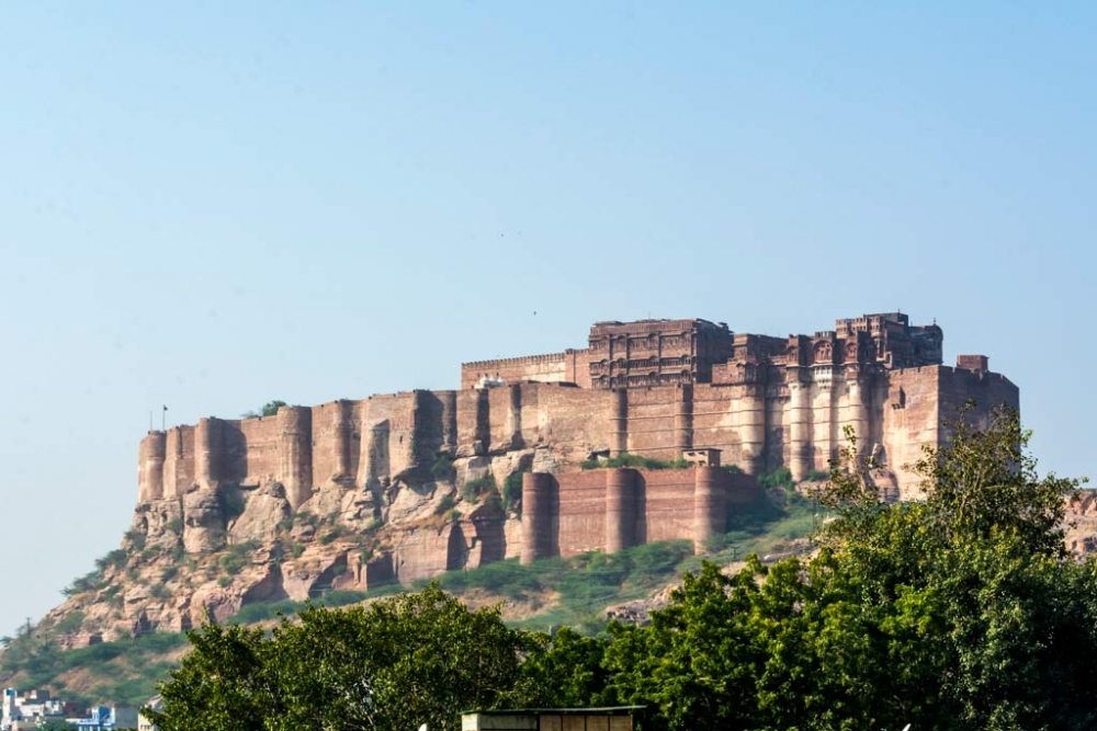 Fig. 7 View of Mehrangarh Fort