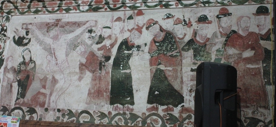 Fig.6 Murals on the southern wall (Courtesy: St. Mary’s Church, Kottayam: Mohamed 2016)