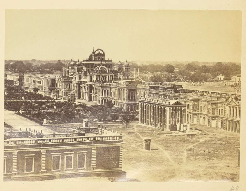 View of Qaiser Pasand Palace in the Qaisarbagh complex, 1863-1887. (Picture Credits: GetArchive)