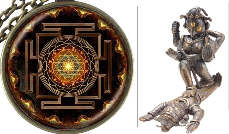 Sri Chakra, Dasamahavidyas, Shakti overwhelming Shiva 