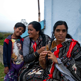 Instead of braiding them or tying them into a topknot, Today women twist their hair to produce several long ringlets (Courtesy: SR Abbiramy)