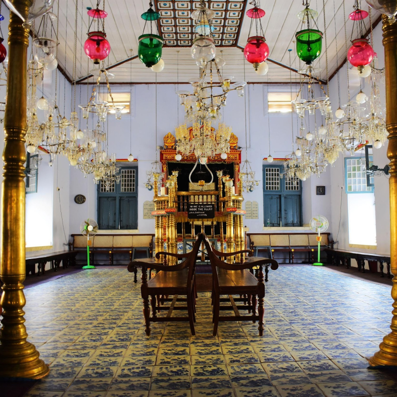 Sanctuary of the Paradesi Synagogue, Mattancherry 