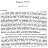 Categories of Music, by Ashok Ranade