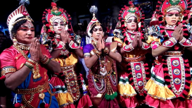 Embedded thumbnail for Ghungroo Tying and Removing Ceremonies in Yakshagana 